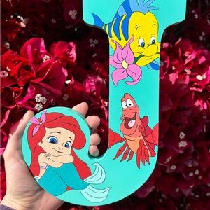 Disney Little Mermaid Handpainted letter “J”